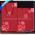 fashionable customized red mini craft paper bag
